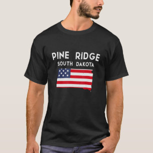 Camiseta Pine Ridge South Dakota EUA State America Viagem S