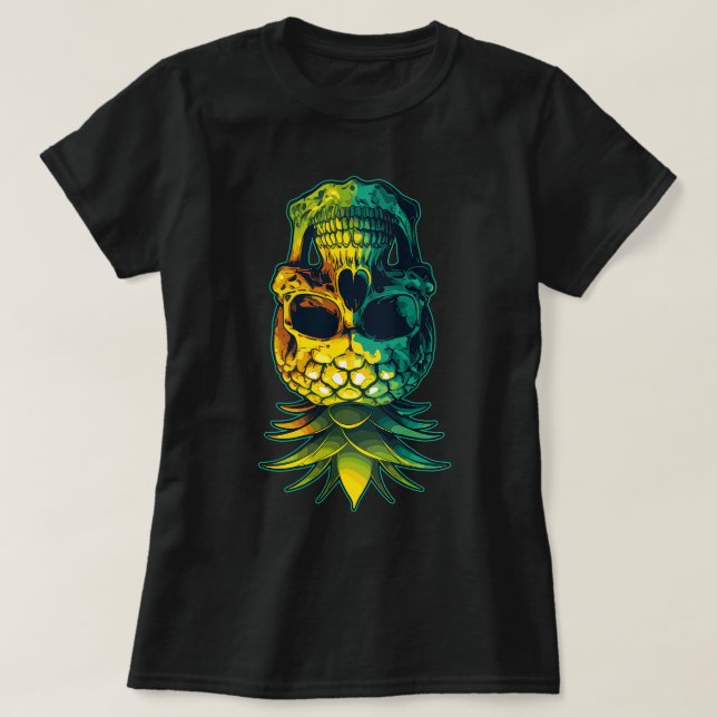 Camiseta Pineapo Balançando Engraçado Engraçado Pineapone d (Frente do Design)