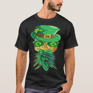 Camiseta Pineapp rua Patrick Day Mask Swinger para Baixo
