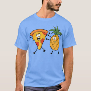 Camiseta Pineapple ama Pizza Havaiana Engraçado