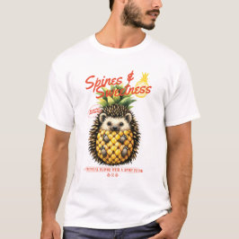 CAMISETA PINEAPPLE DE CHAVE DE ESPINHA E DOCE