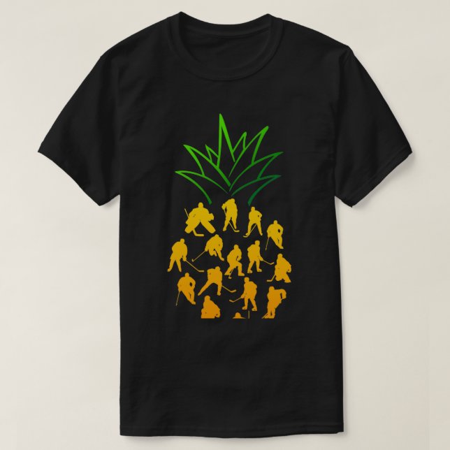 CAMISETA PINEAPPLE DE CHOQUE DE GELO (Frente do Design)