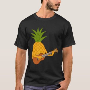 Camiseta Pineapple e Ukulele - Músico Irônico