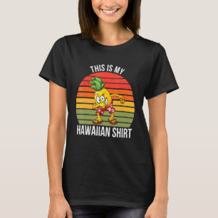Camiseta Pineapple havaiano — Sunset tropical
