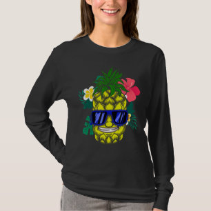 Camiseta Pineapple Hawaiai Aloha Tropical Honolulu Women M