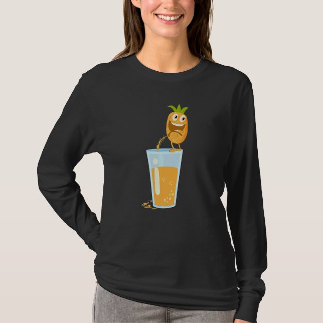 Camiseta Pineapple Hawaiai Aloha Tropical Honolulu Women M (Frente)