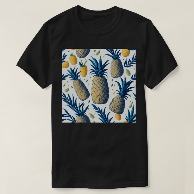 Camiseta Pineapple Summer Standard fruta (Frente do Design)