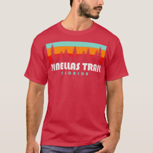 Camiseta Pinellas Trail Pinellas County Florida Retro Trees