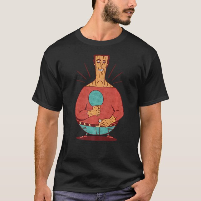 Camiseta Ping Ping Paddle Outfit Ping Ping Ping Mesa Tênis  (Frente)
