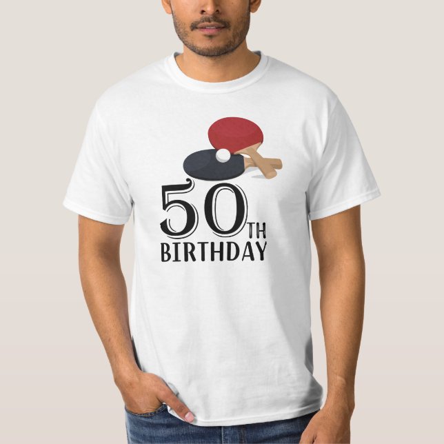 Camiseta Ping Pong 50º aniversário (Frente)