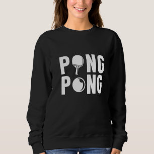 Camiseta Ping Pong Ball Racket Paddle Equipe Esportiva Mesa
