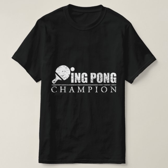 Camiseta Ping Pong Champion (Frente do Design)