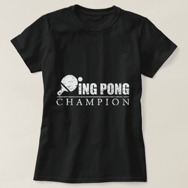 Camiseta Ping Pong Champion (Frente do Design)