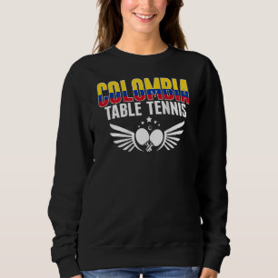 Camiseta Ping Pong Colômbia Suporte Tênis de Mesa Colombi