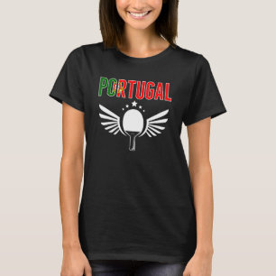 Camiseta Ping Pong de Portugal Apoiadores de Ténis de Mesa