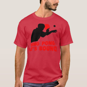 Camiseta Ping Pong deixa cair vermelho