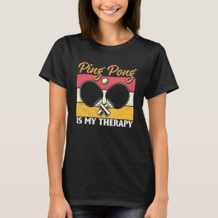 Camiseta Ping Pong É Meu Pino Tênis de Ping De Mesa de De