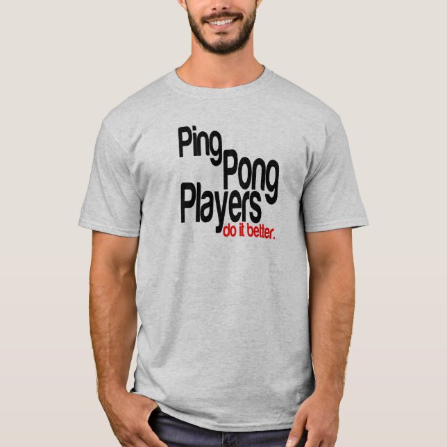 Camiseta Ping Pong - Jogadores Fazem Melhor (Frente)