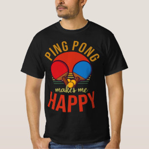 Camiseta Ping Pong me faz feliz Mesa Design