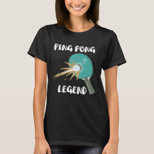 Camiseta Ping Pong - Mesa de Tênis de de de Legenda