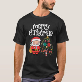 Camiseta Ping Pong Mesa Tênis Natal com Papai Noel