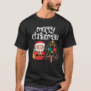 Camiseta Ping Pong Mesa Tênis Natal com Papai Noel