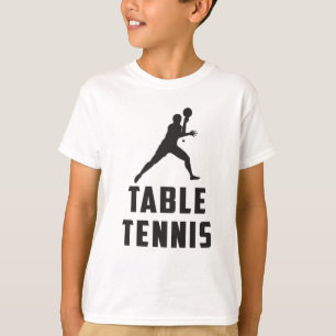 Camiseta Ping Pong Mesa Tênis Paddle Player Ideia do presen