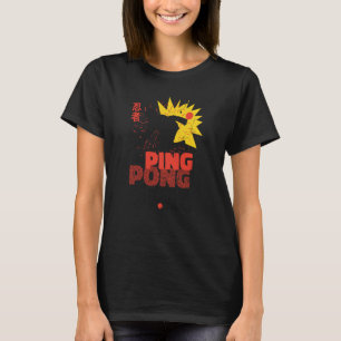 Camiseta Ping Pong Paddle Mesa ping pong ninj