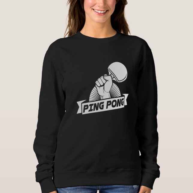 Camiseta Ping Pong Racket Paddet Ball Game Mesa Pla (Frente)