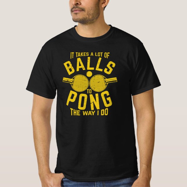Camiseta Ping pong, table tennis (Frente)