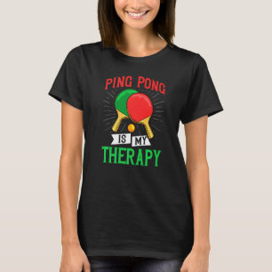 Camiseta Ping Pong - Tênis do jogador de Mesa do pino - Jog