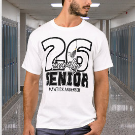 Camiseta Pingente de Formatura da Turma de 2026