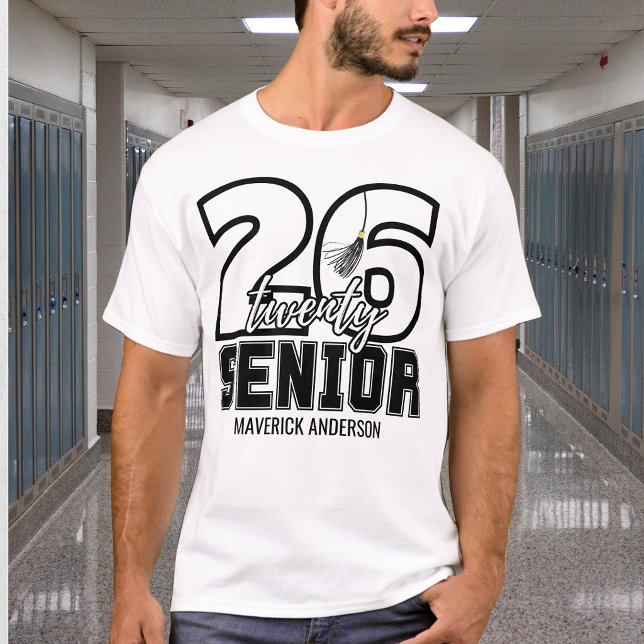 Camiseta Pingente de Formatura da Turma de 2026 (Criador carregado)