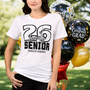 Camiseta Pingente de Formatura da Turma de 2026