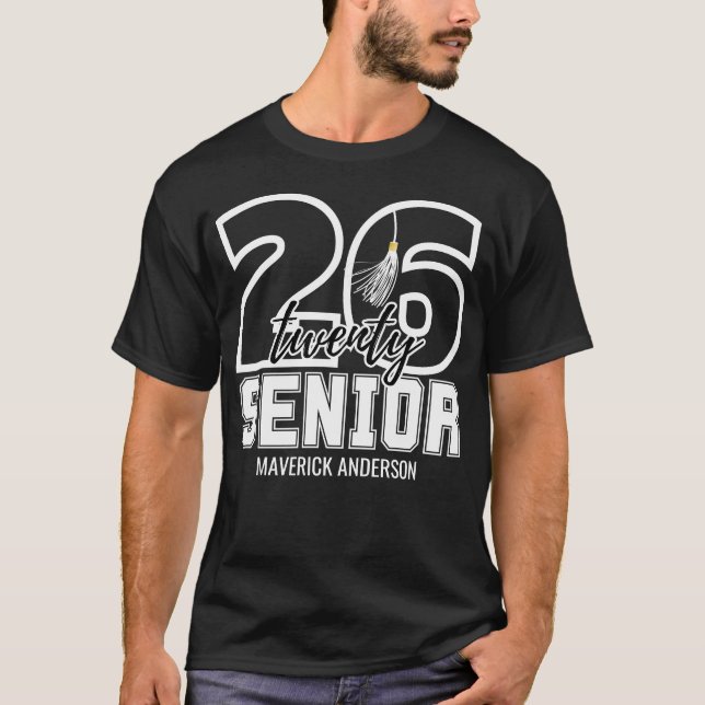 Camiseta Pingente de Formatura da Turma de 2026 (Frente)