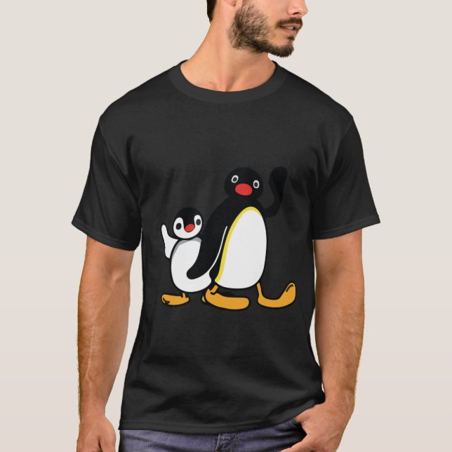 Camiseta Pingu garota engraçada (Frente)
