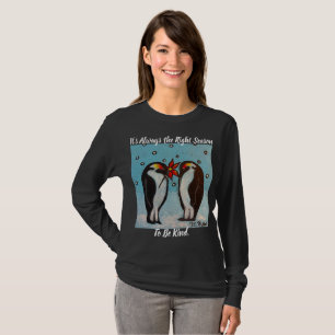 Camiseta Pinguim Ama Arte Whimsical 