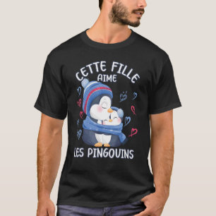 Camiseta Pinguim Ama Mãe Pinguim E Bebê Juventude