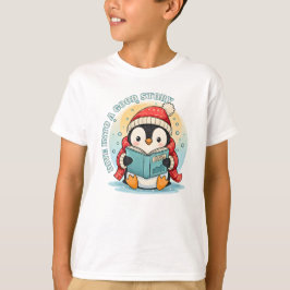 Camiseta Pinguim Aventura de Histórias Mágicas para Criança
