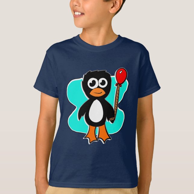 Camiseta Pinguim Balão (Frente)