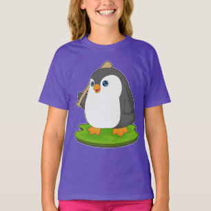 Camiseta Pinguim Baseball Baco