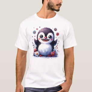 Camiseta Pinguim Bebê