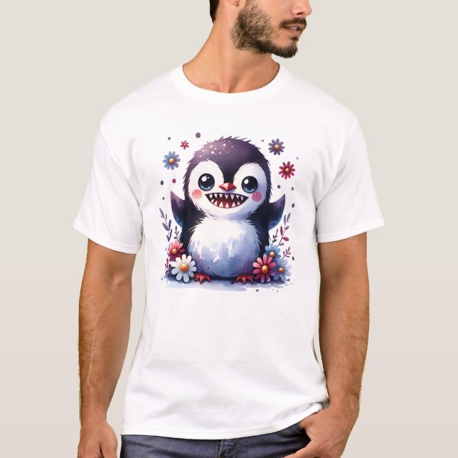 Camiseta Pinguim Bebê (Frente)