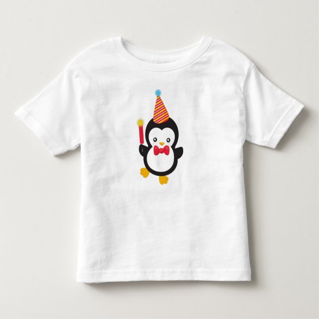 Camiseta Pinguim Bonito, Chapéu Fpartidário, Firecracker, B (Frente)