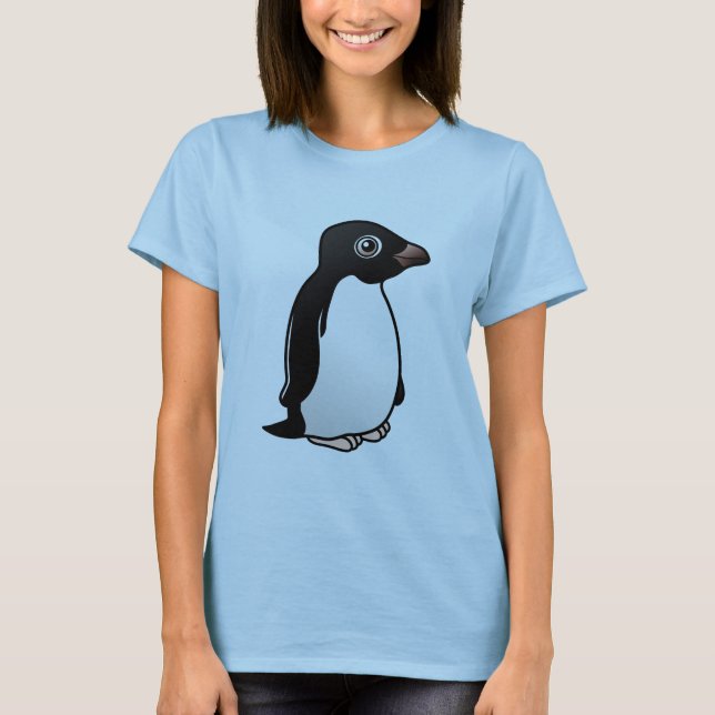 Camiseta Pinguim bonito de Adelie (Frente)