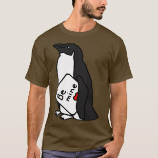 Camiseta Pinguim bonito diz Ser Mino no Dia de os namorados