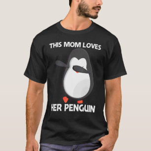 Camiseta Pinguim Bonito Para Mãe Animal Antártico