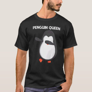 Camiseta Pinguim Bonito Para Mulheres Mãe Animal Antártico