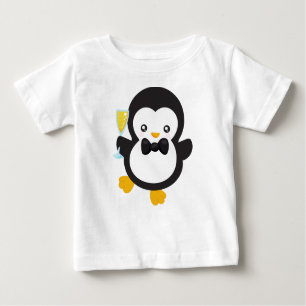 Camiseta Pinguim Bonito, Pinguim Com Champanhe, Partido