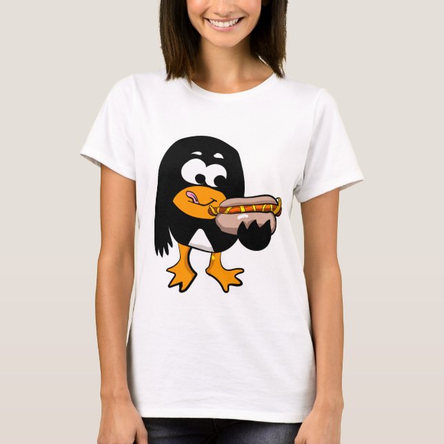 Camiseta Pinguim Cachorro Quente (Frente)